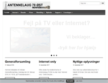Tablet Screenshot of ant78oest.dk